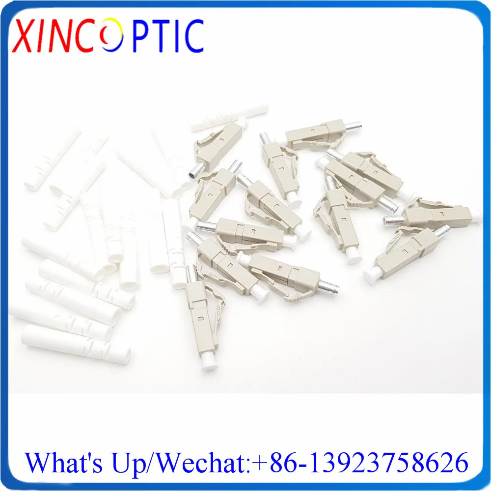 Imagem -06 - Upc mm Multimode Simplex Única Fibra Óptica Connectorlcpc 2.0 Milímetros 3.0 Milímetros 50 125 62.5 125 Conectores do Cabo de Fibra Óptica Patch lc