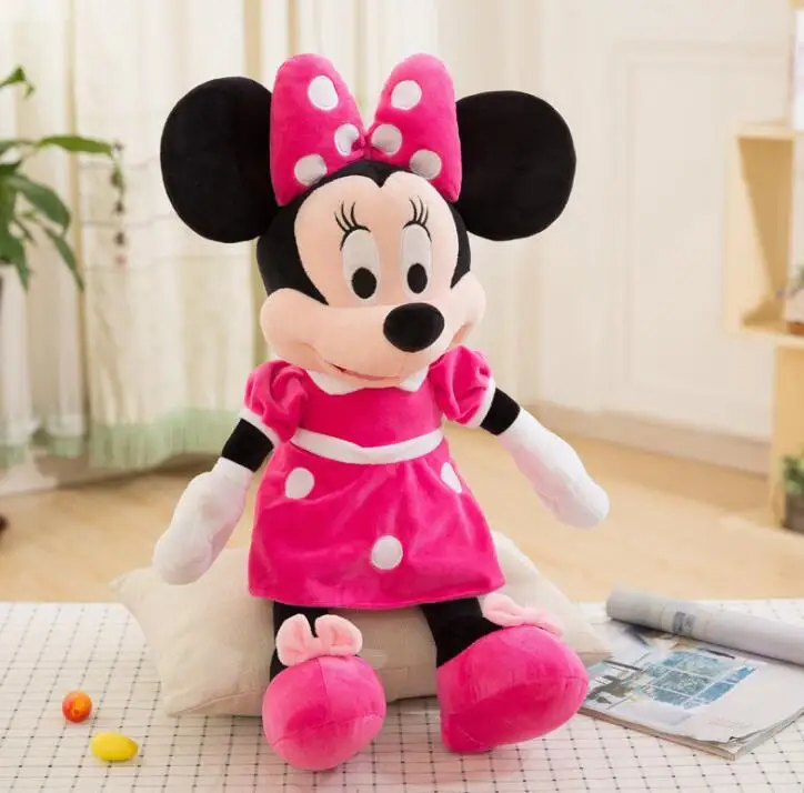 Hot Sale20/40/50CM High Quality Stuffed Mickey&Minnie Mouse Plush Toy Dolls Birthday Wedding Gifts For Kids Baby Children