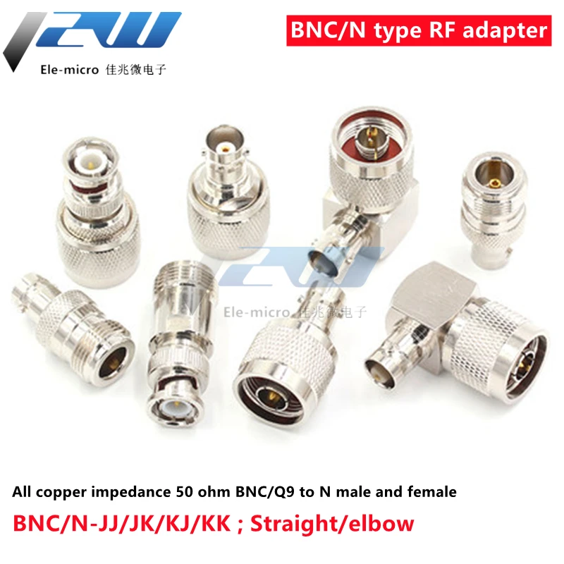 

BNC to N Adapter BNC Male BNC Female Q9 RF Radio Head N Male N Female N Type N Head JK JJ