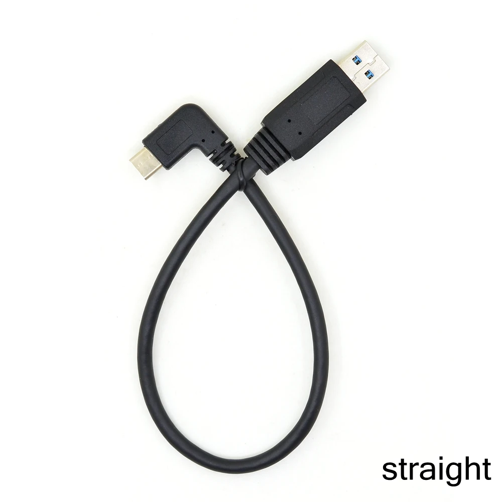 90 grad USB C kabel USB 3,0 A auf USB typ C oben und unten links und rechts winkel daten synchronisation und ladekabel usb-c Con