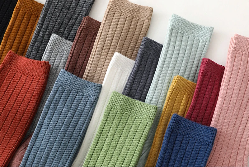 Spanische Kindersocken, gestreift, für Jungen und Mädchen, Baumwollsocke, atmungsaktiv, kniehoch, lange Baby-Socken, Schuluniform-Socken, 0–7 Jahre – Detail 5
