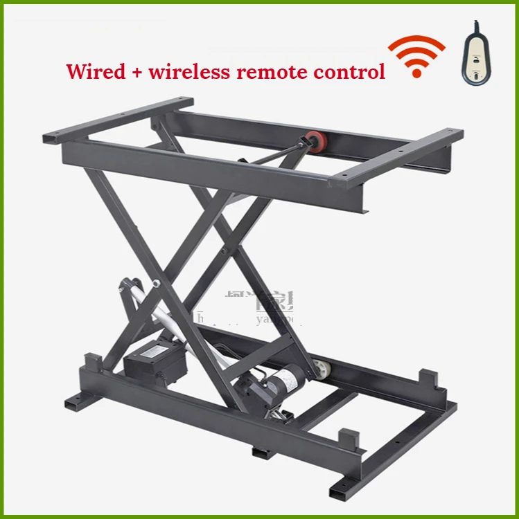 

Smart home lifter folding bracket hardware accessories wired + wireless control coffee table lift vertical lifting steel frame