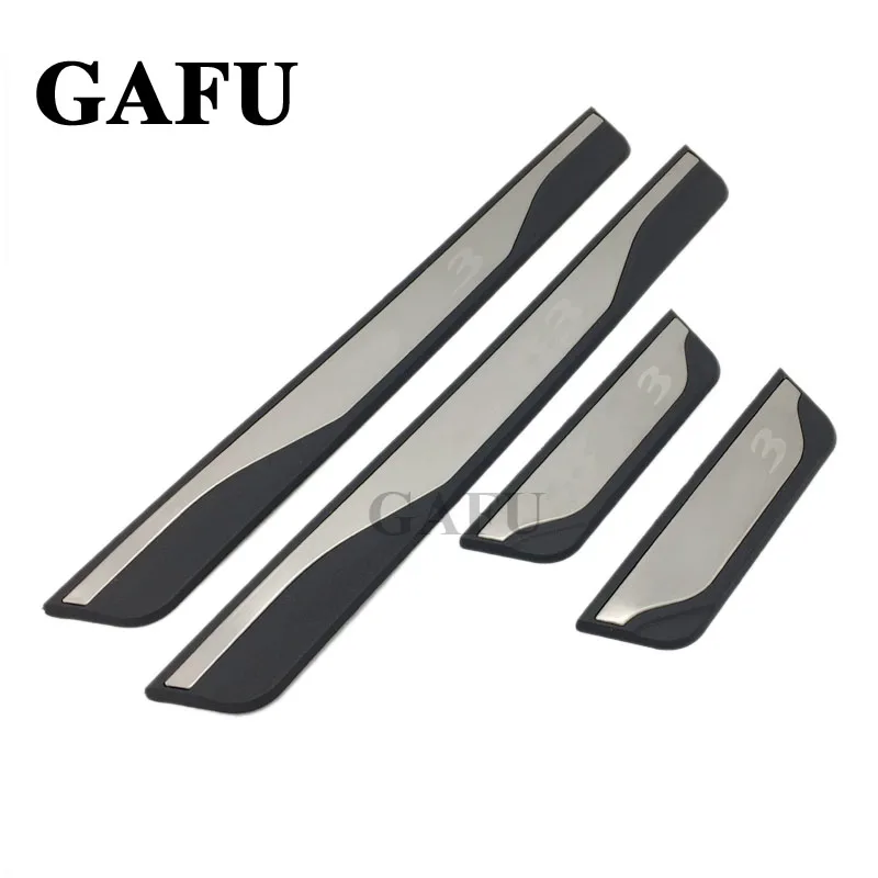 

Car Accessories for MAZDA 3 AXELA 2014 15 2016 2017 2018 Door Sill Scuff Plate Trim Stainless Steel Welcome Pedal Protector