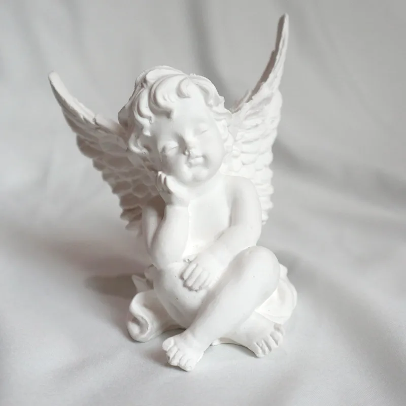 DIY 3D Angel mold Aromatherapy gypsum Cute Baby mold Candle mold silicone mold angel Fondant Cake mold Home Party Decor