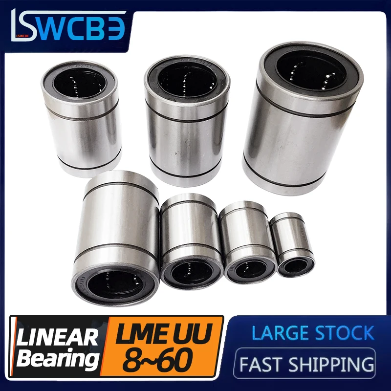 European standard linear motion bearing LME8 12 LME16 20 25 30 40 50 60UU sliding