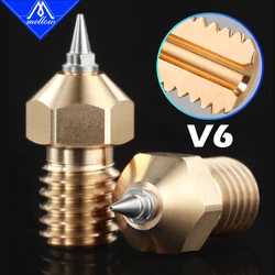 Mellow 1Pcs Best Sharp BS-V6 Nozzles For 3D Printers  Hotend Nozzle Voron Blv Mgn Cube Belt Printer Titan Aero 3D Printing