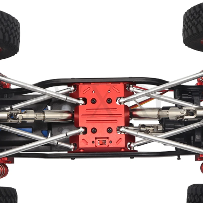 Placa de deslizamiento medio de montaje de Base inferior de transmisión de caja de cambios de Metal para 1/12 MN128 MN86 MN86K MN86KS RC Crawler accesorios de actualización