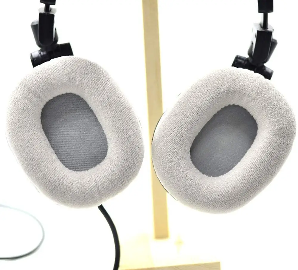 استبدال رمادي القطيفة بطانة للأذن وسادة للصوت تكنيكا ATH-M50 M50S M50X M40 M40S M40X سماعات الرأس