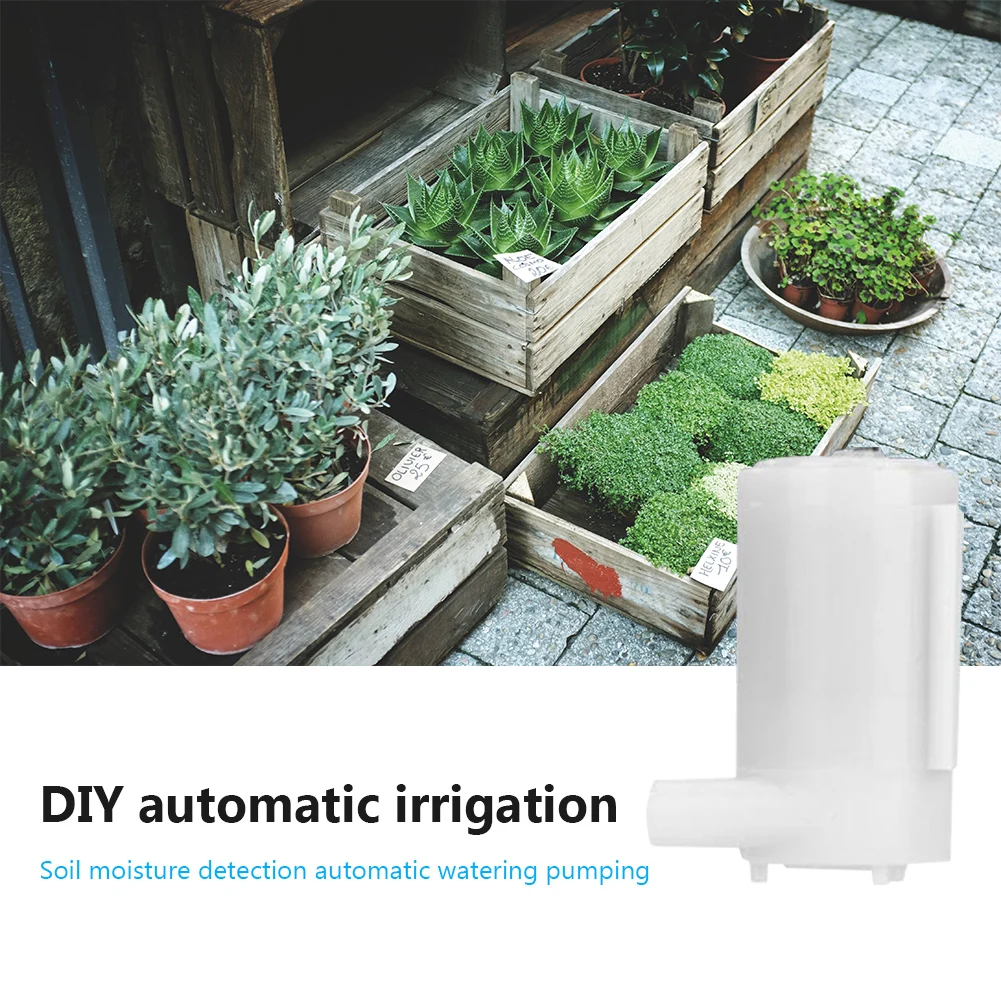 DIY Automatic Watering Irrigation System Soil Moisture Sensor Pump Module Kit