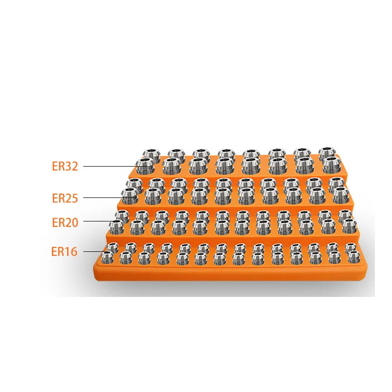 milling cutter storage case ladder plastic box ER16 ER20 ER25 ER32 Collets collecting case for CNC tool parts collection