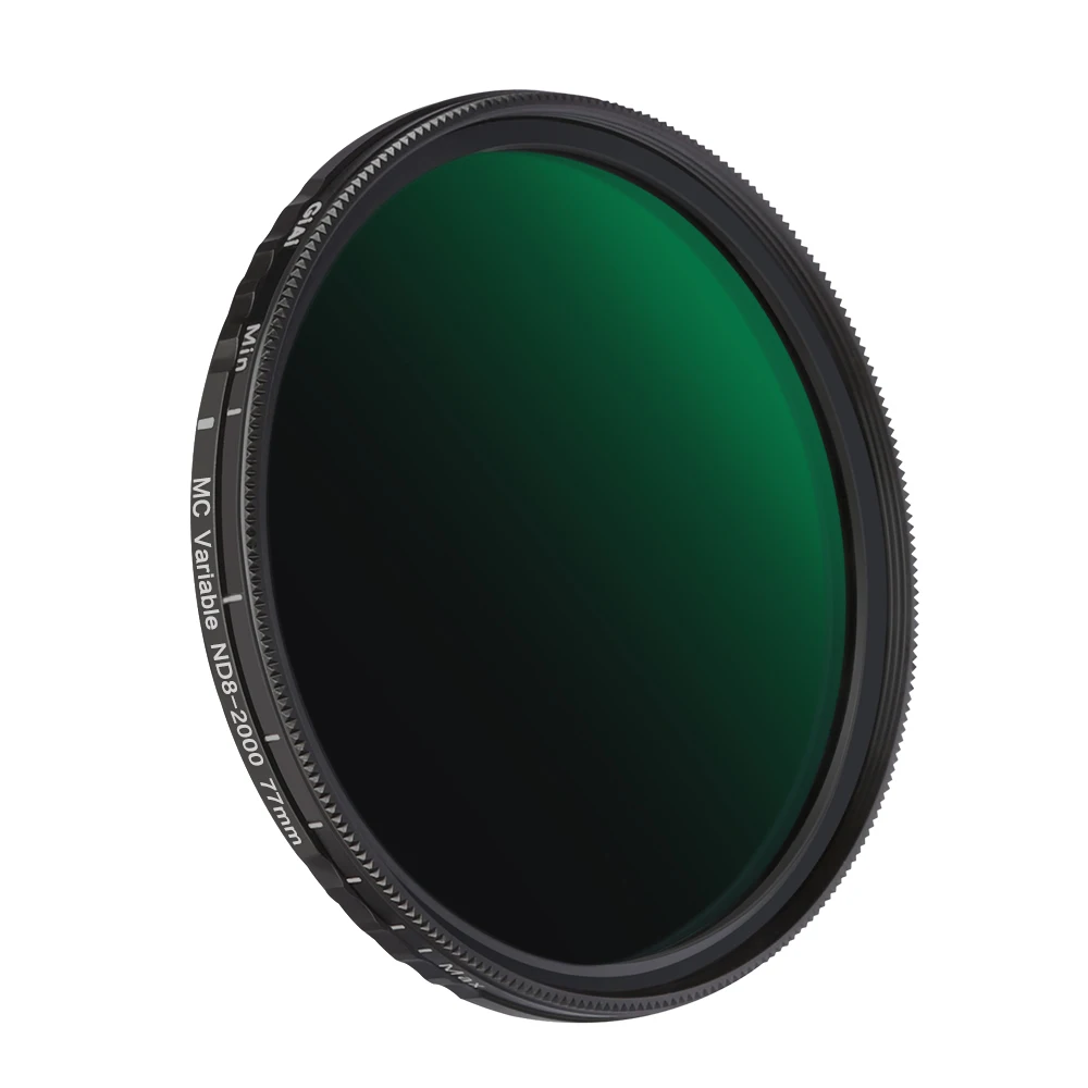 GiAi Nano Coating Variable ND Filter Premium Quality ND8 To ND2000 Neutral Density Camera Lens 86mm 82mm 77mm 72mm 67mm