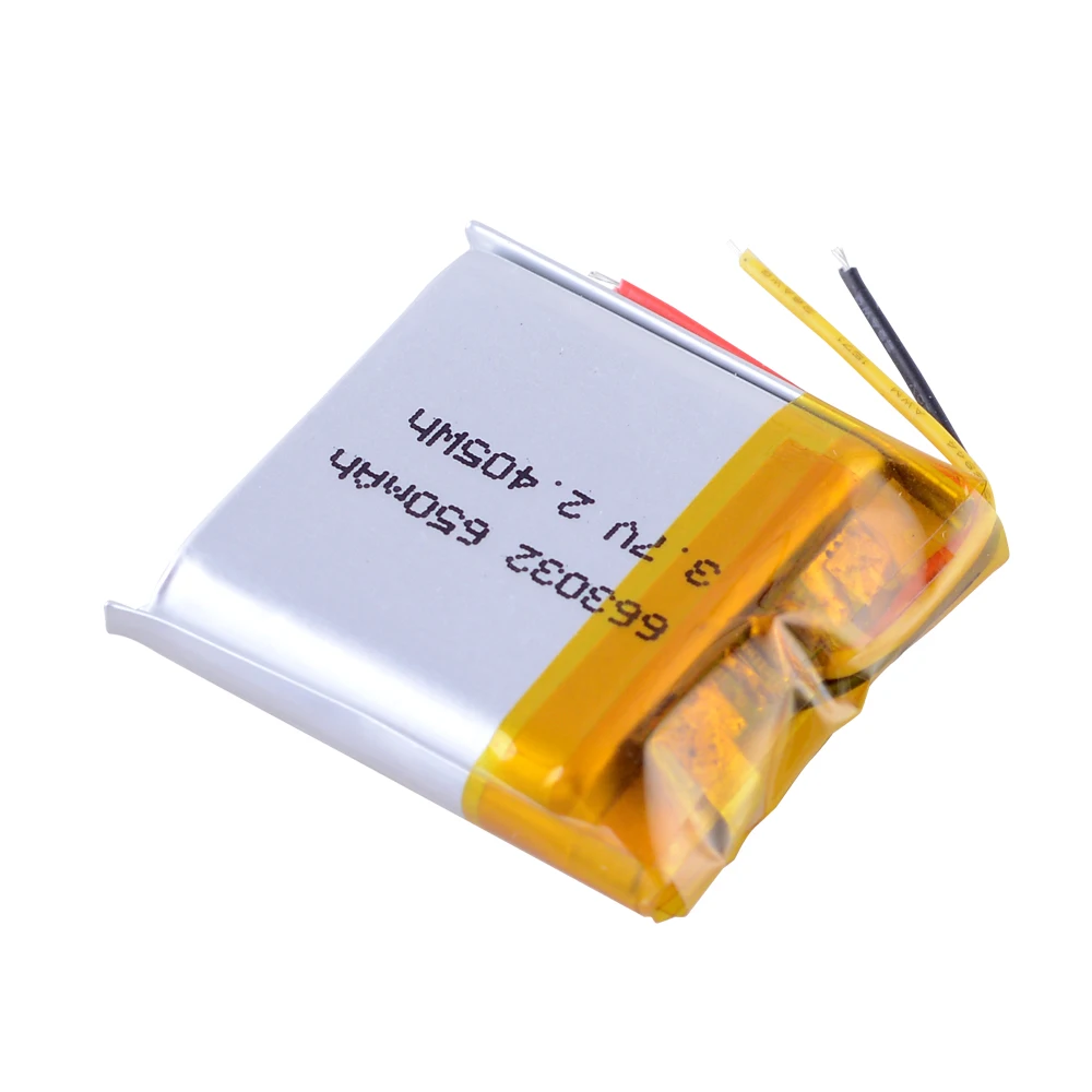 650mAh 3.7V 2.405Wh 663032 Replacement Battery For  smartphone watch Built-in Li-ion bateria