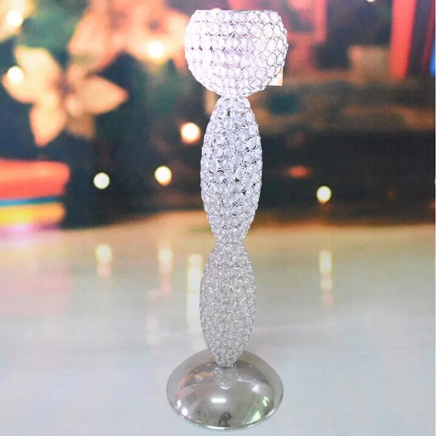 75cm 10pcs Wedding Party Table Centerpieces Road Lead Rectangle Gold Metal Flower Vase Stand for Home Event Decoration senyu0786