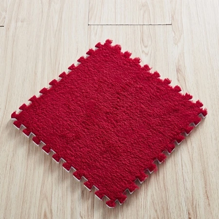 Hot Sale 25*25*1cm Living Room bedroom Children Kids Soft Carpet Magic Patchwork Jigsaw Splice Heads Baby Climbing Mat 1pc