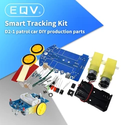 D2-1 DIY Kit Intelligent Tracking Line Smart Car Kit TT Motor Electronic DIY Kit Smart Patrol Automobile Parts DIY Electronic