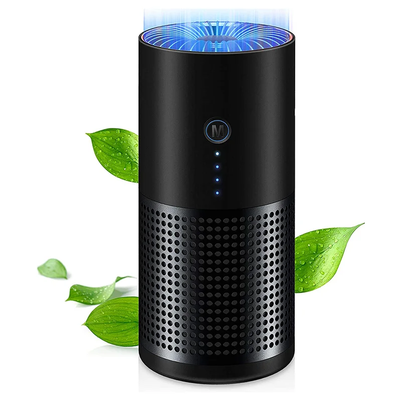 Air Purifiers for Home Car Allergies Pets Hair Smoke Dust Airborne Contaminants Odors-Desktop Air Cleaner with True HEPA Filter