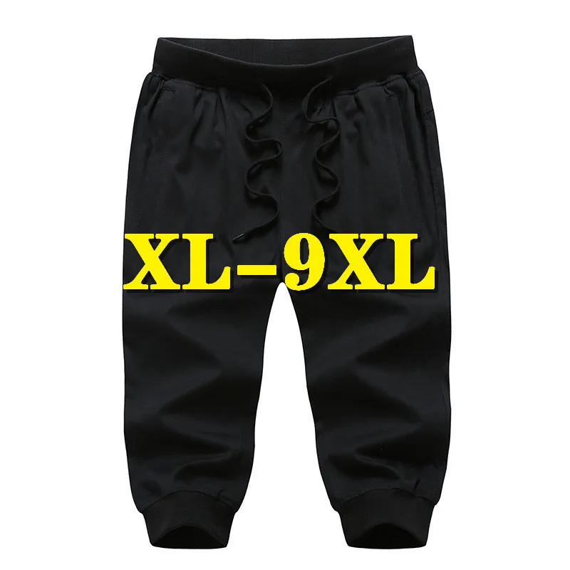 Men\'s shorts Men Streetwear Short Trousers Overweight Casual Pants Oversized 5XL Sports Pants Cotton Summer Style Brand Clothing