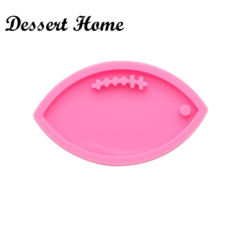 DY0090 DIY epoxy resin molds Rugby baseball basketball shape silicone mold for keychains Jewelry Making Accessories Tools