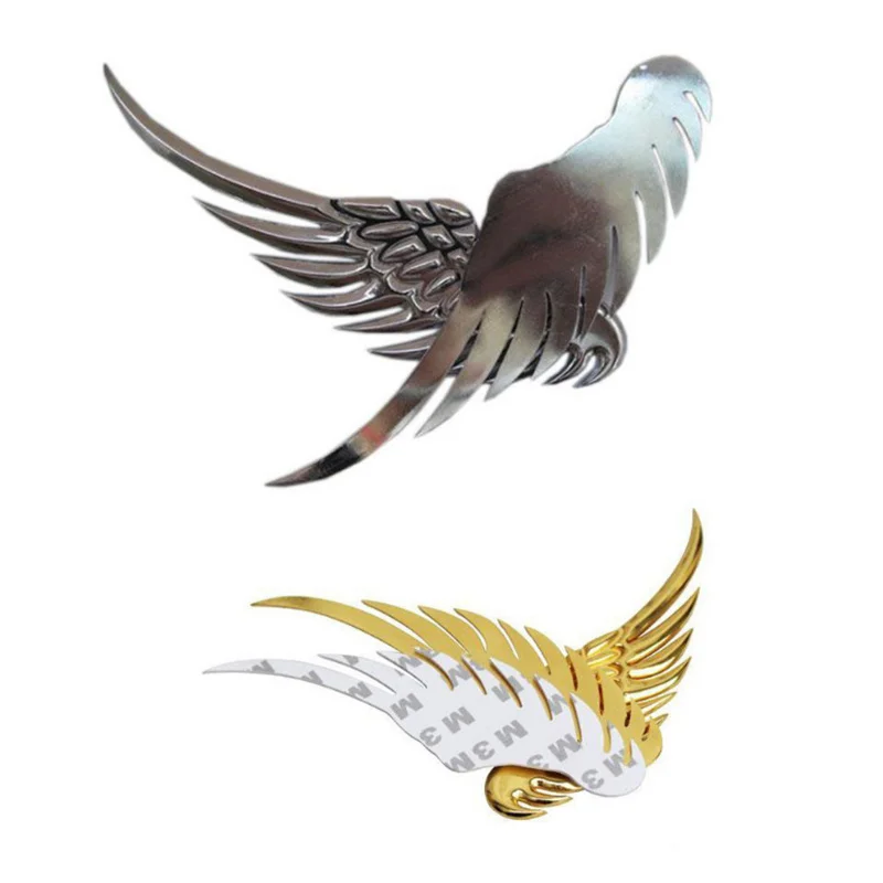 1 Pair Fashion 3D Wings Car Sticker For Holden Commodore Statesman Caprice For Alfa Romeo Mito Spider GT Giulietta