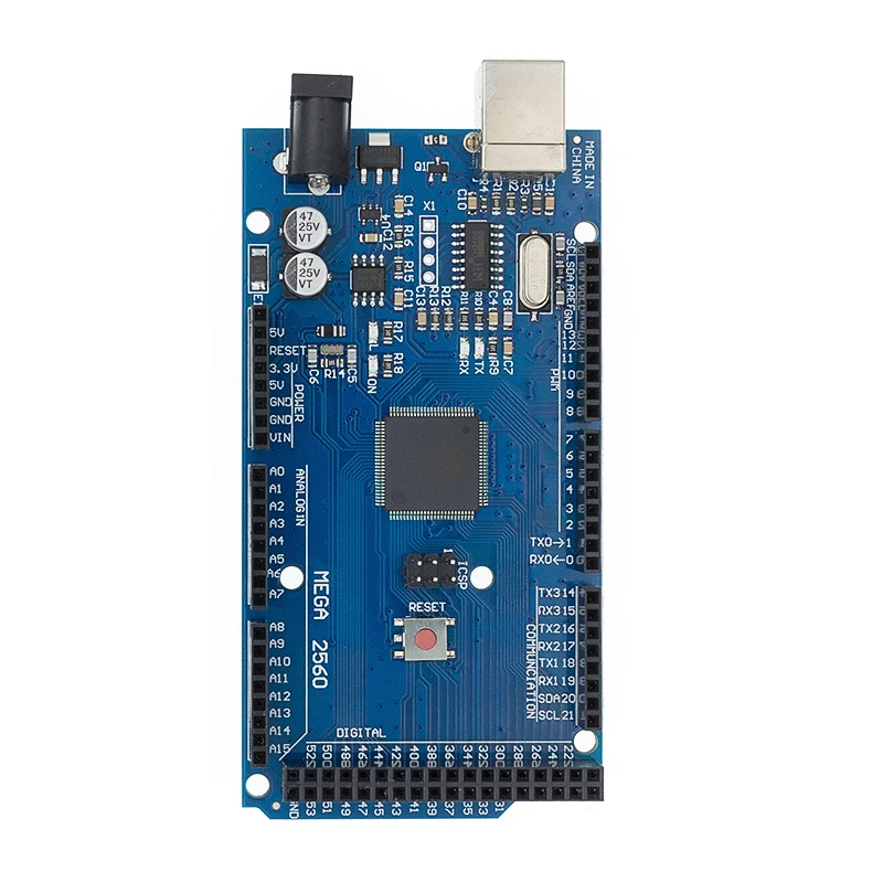 MEGA2560 MEGA 2560 R3 (ATmega2560-16AU CH340G) AVR USB board (lan) para Arduino