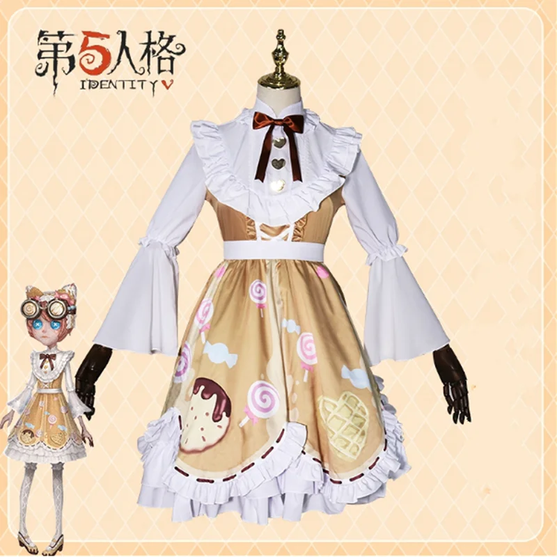

Identity V anime man woman cosplay High-quality Kimono fashion costume full set Dress + headband + bow tie + socks + gloves