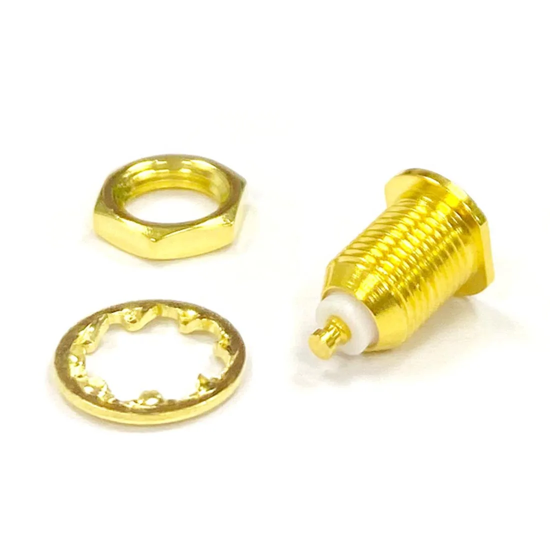 1pc MCX  Female Jack  RF Coax Convertor Connector With Nut Solder Post Welding Terminal for Wireless Modem Wholesale