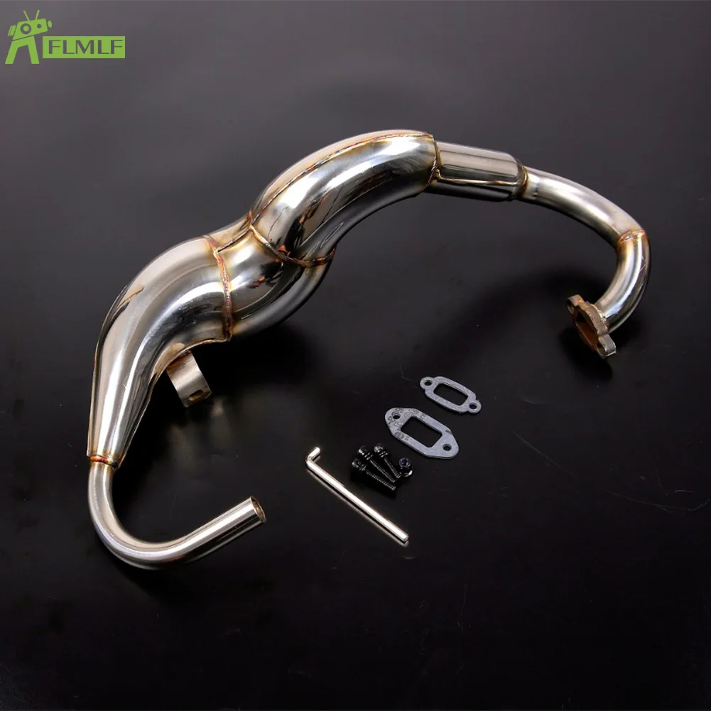 

Super Torque Type Sonic Boom Exhaust Pipe Classical Side Tuned Pipe for 1/5 HPI ROFUN ROVAN KM BAJA 5B SS 2.0 5T RC CAR Toy PART