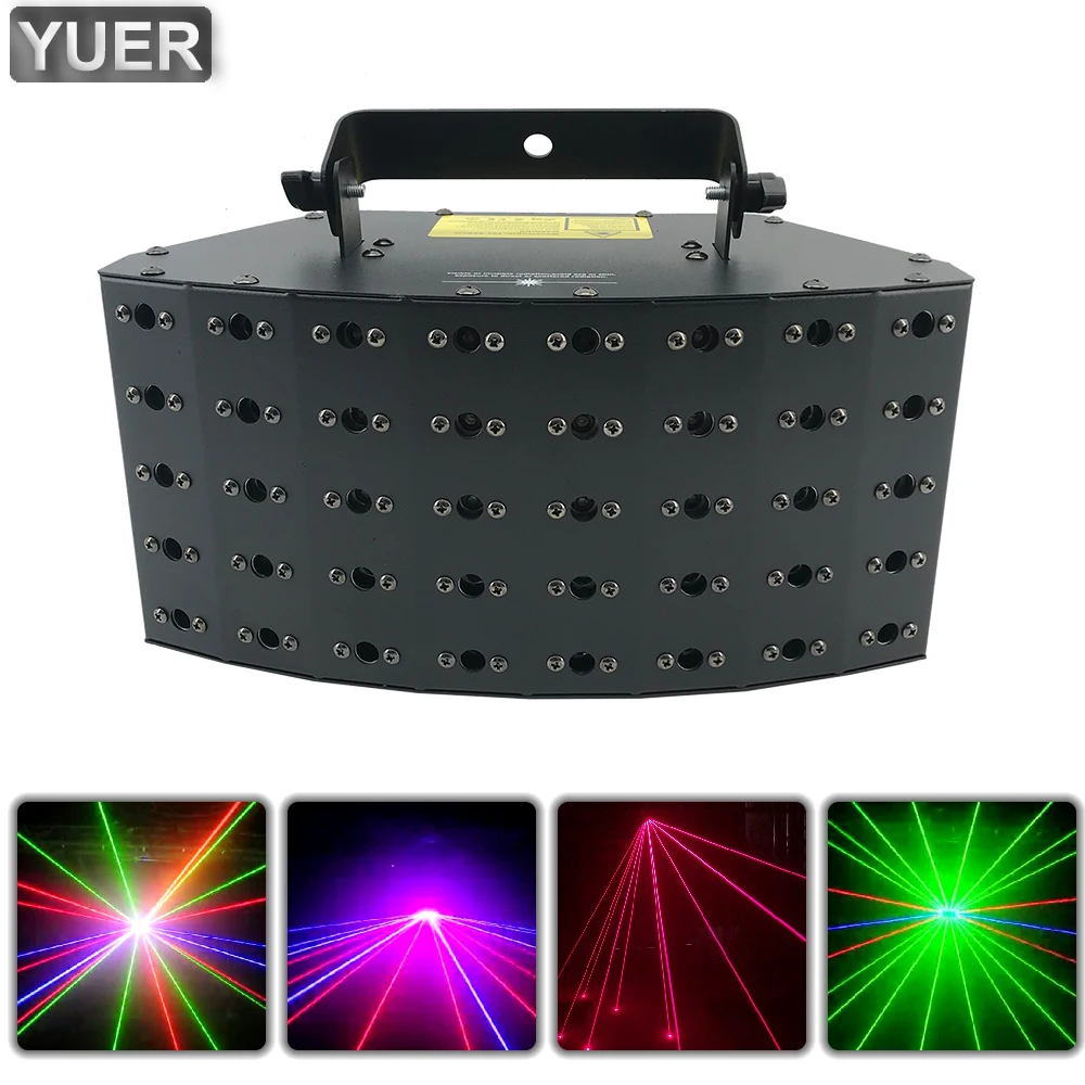 

40 Eye RGB Beam Scanning Effect Laser Light Music Control DMX DJ Disco Stage Party Prom Club Dance Floor Indoor Laser Projector