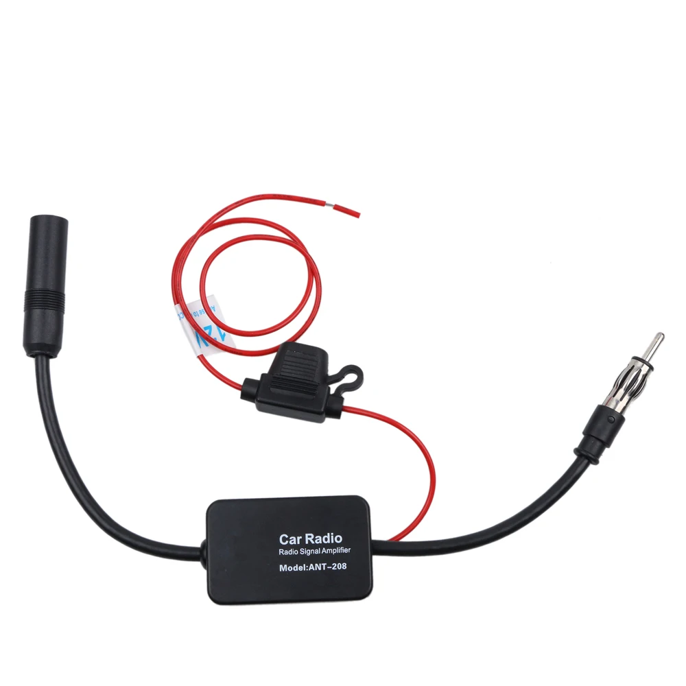 DAB + FM Auto Stereo Antenne Antenne Splitter Kabel Adapter 12V Radio Signal Verstärker Antenne Signal Booster FM/AM Auto Zubehör – Detail 12