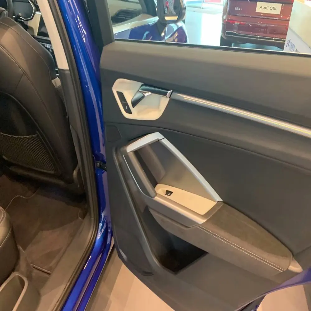 

For Audi Q3 F3 2019 2020 ABS Matte Accessories Inner Door Bowl Handle Cover Trim Frame Interior Decoration Sticker