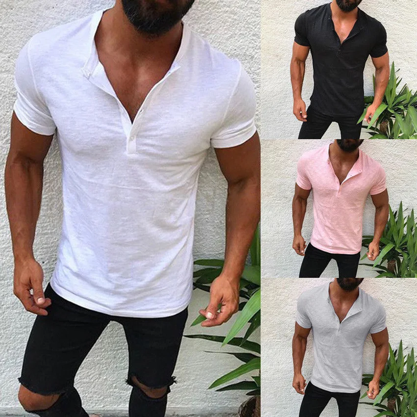 European Men Retro Cotton Summer Short Sleeve T-shirt Viking Pirate Medieval Cosplay Costumes Ranger Renaissance Polo Shirt Tops