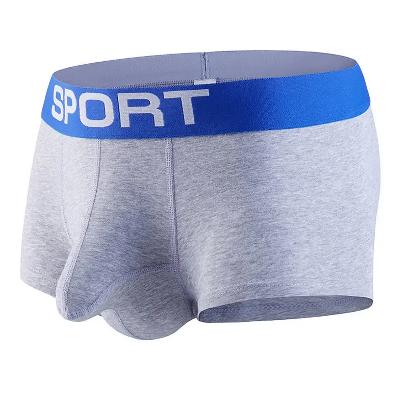 Brand Men\'s Boxer Elephant Nose Big Penis Pocket Shorts Cotton Underwear Men Panties Sexy Sexi Fashion Bulge Male Underpants