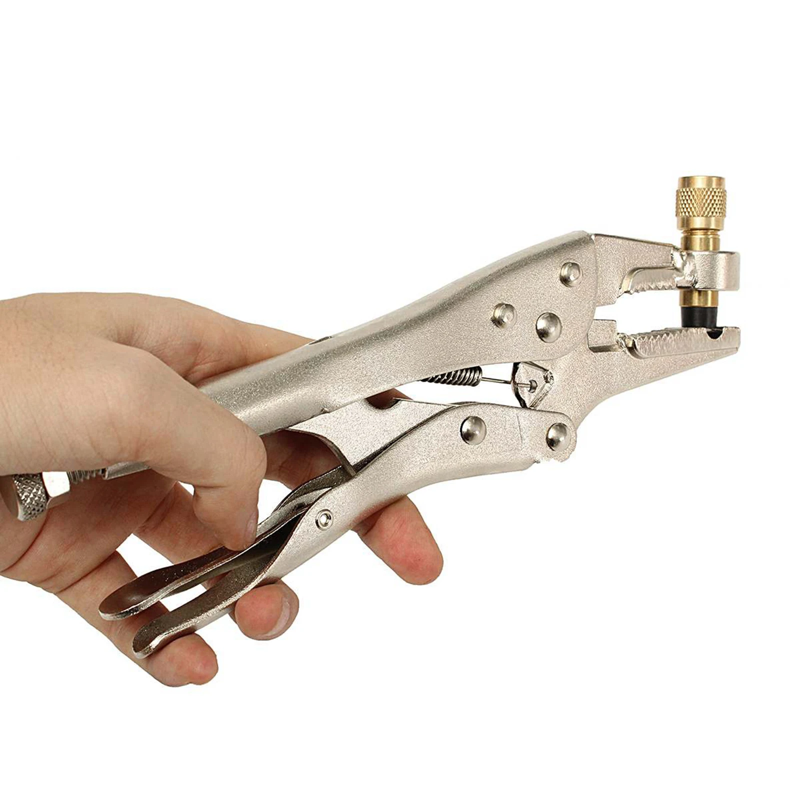 Sturdy Air Conditioner  Recovery Locking Plier Clamp Hand Tool