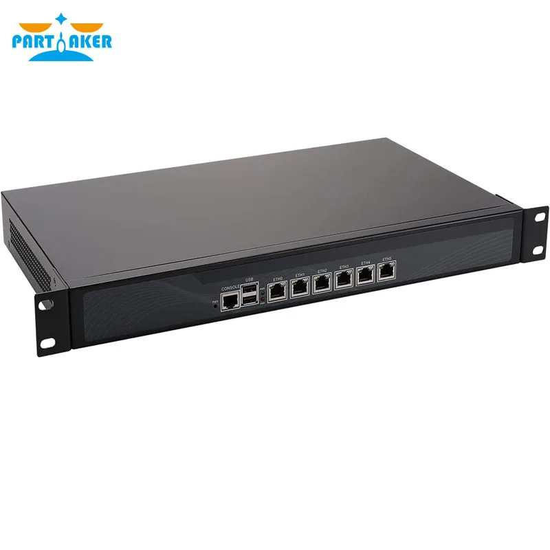 Partaker-intel core i7 7500u 1u, servidor, banda larga, roteador vpn com 6 * gigabit lan, mikrotik pfsense ros