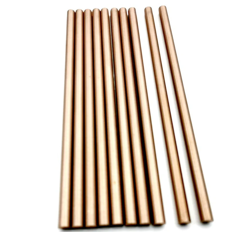 1pcs diameter 3-30mm, length 50-300mm coppers rod for welding/milling/coppers plating solution/metal processing