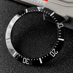 Sloped Ceramic Bezel insert  Slopping bezel 40*31.8mm For Sea-Dweller MOD watch parts (No Luminous)