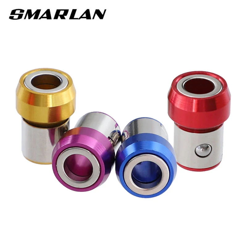 4pcs/set Magnetic Bit Holder Alloy Electric Magnetic Ring Screwdriver Bit Anti-Corrosion Strong Magnetizer for Phillip Drill Bit