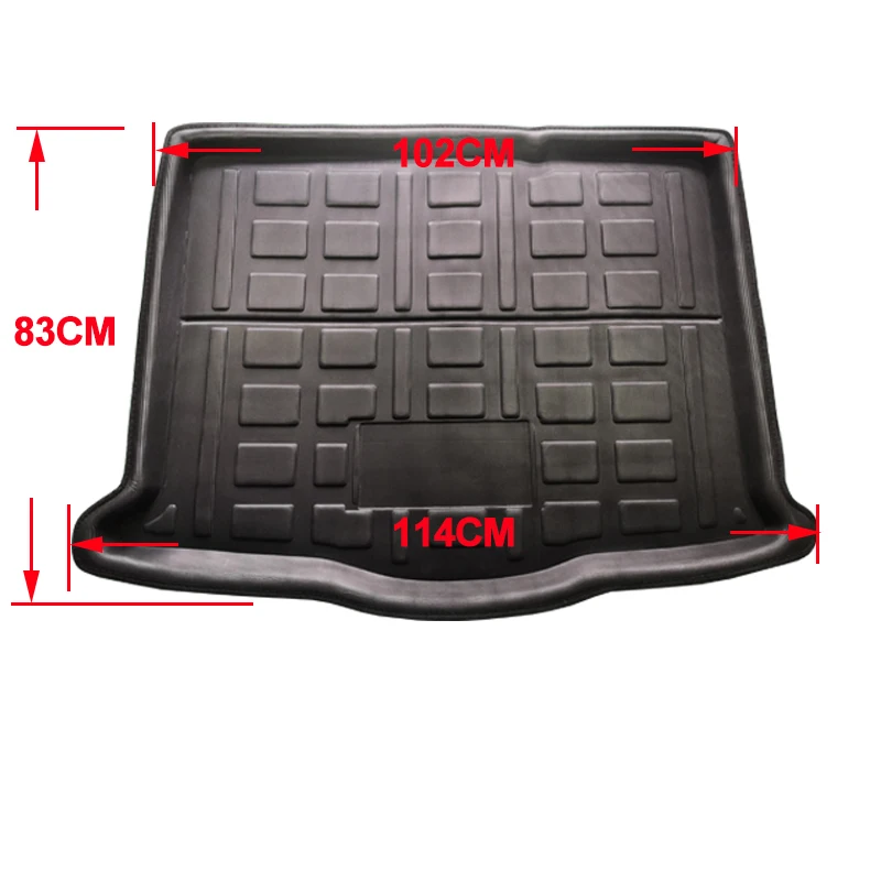 Car Rear Trunk Luggage Mat Cargo Tray Boot Liner For Ford Focus MK4 Hatchback 2018 2019 2020 Auto Carpet Protector Floor