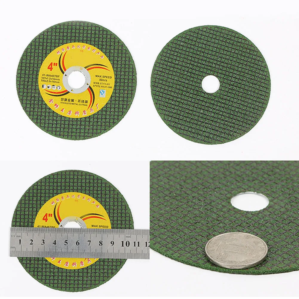 10Pcs 107Mm ตัดเจียรขัดล้อเรซินตัดสแตนเลสเครื่องบดมุมอุปกรณ์เสริม