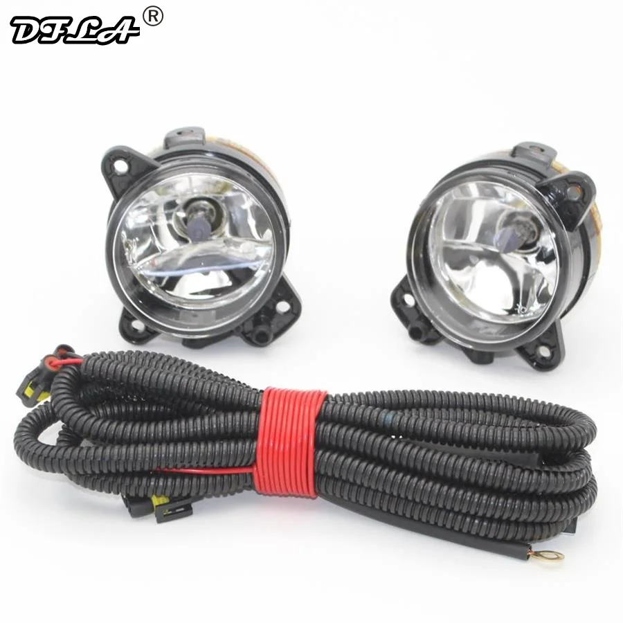 

1 Set Car Light For Skoda Fabia Mk1 Facelift 2005 2006 2007 2008 Car-Styling Front Halogen Fog Lamp Fog Light With Bulbs