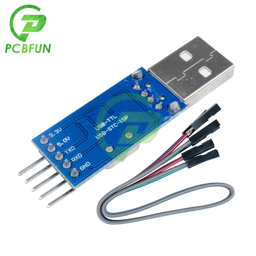 USB to RS232 TTL Module With Converter 4Pin Dupont Cable PL2303 Download Board for Arduino Programmer