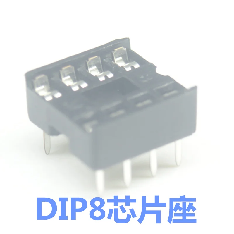 New High-quality 8p Ic Socket Dip8 Pin Chip Base Integrated Circuit Socket (10)