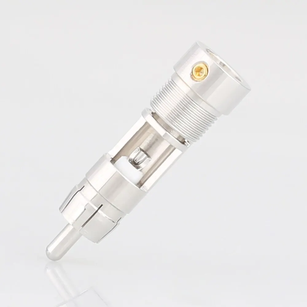 Viborg VR107R Rhodium überzog Reine Kupfer RCA Interconnect stecker analog RCA Stecker Auto Audio RCA Stecker Reinem Kupfer RCA