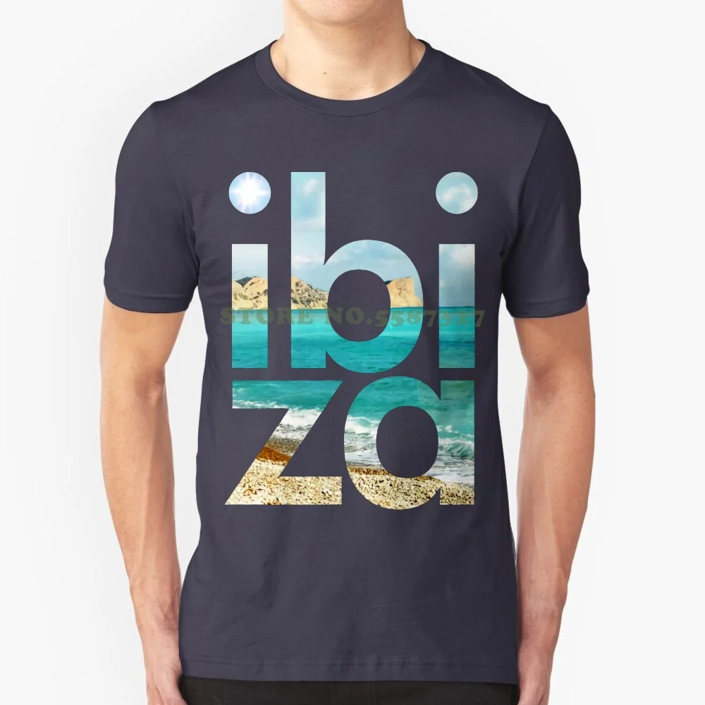 T Shirt Design Basic Top Mens Ibiza Sun And Sea T Shirt-8ball Originals Tees