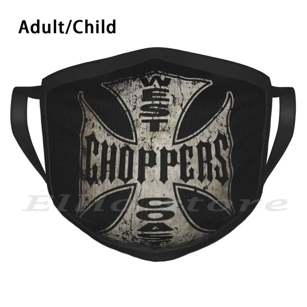 West Coast Choppers Funny Print Reusable Warm Scarf Mask West Coast Choppers Tv Motorcycle Bicycle West Coast Choppers