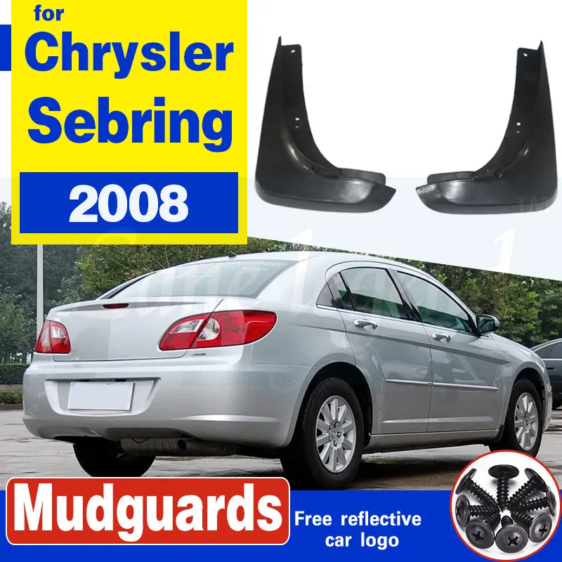 Car Mudflaps For Chrysler Sebring 2008 Mud Flaps Splash Guards Mudguards Mud Flap Car Front wheel Fender Accessories 2pcs