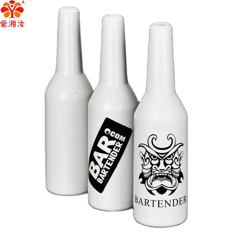 Aixiangru Wolf Totem/White Bartender Bar Show Throw Bottles Strong Plastic Imitation Bottle