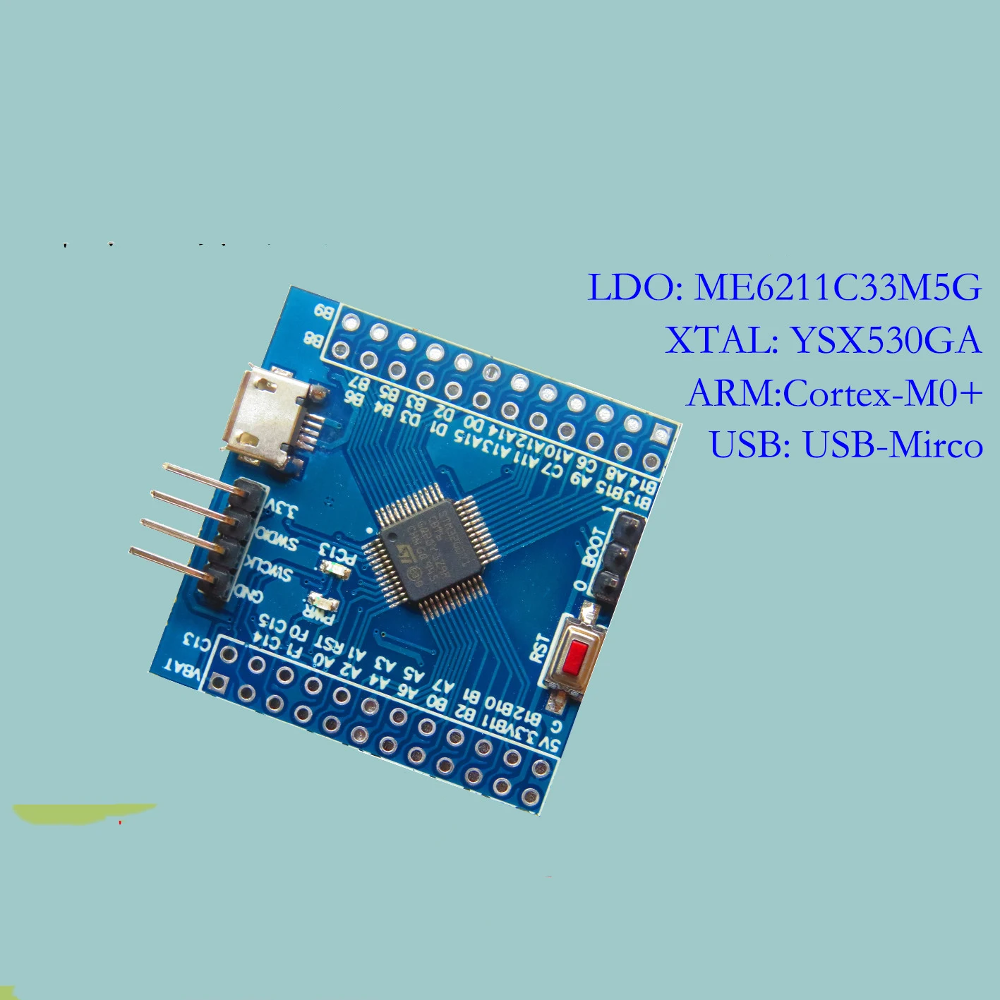 

Stm32g071 Core Board Stm32g071cbt6 Minimum System Cortex-M0 New Product G0 Development Board USB