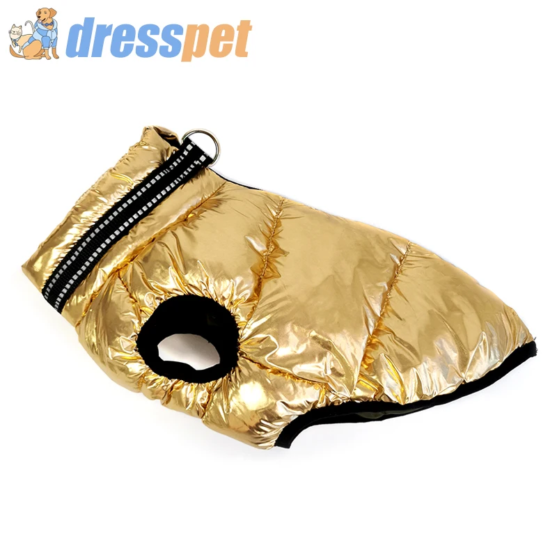 Warm Winter Dog Jacket With Reflective Collar S/4XL Waterproof Fabric Pet Coats For Small Dogs Chihuahua Puppy Pet Dog Clothes