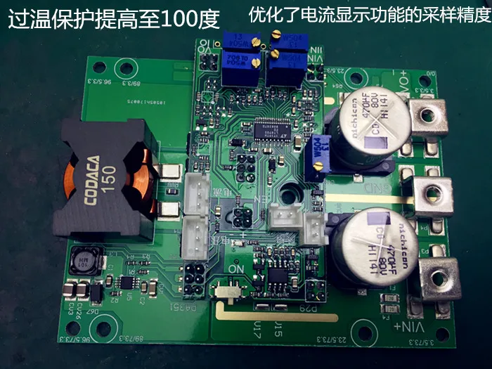 DC-DC Tự Động Buck Nguồn Cung Cấp Điện Áp Không Đổi Dòng Điện Không Đổi LT8705 Năng Lượng Mặt Trời MPPT Sạc 1-20A / 3-75V